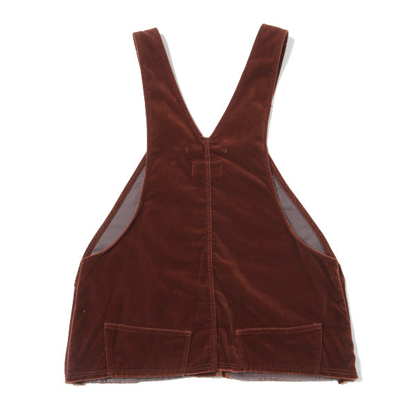 CUT OFF VELVET VEST