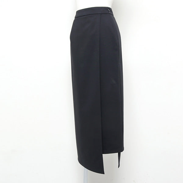 Compact Ponte Wrap Skirt