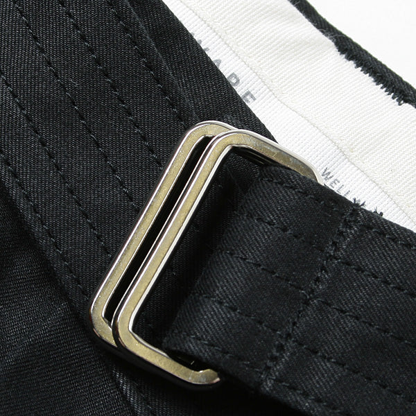 FRONT PLEATS CLASSIC FIT ORGANIC COTTON GABERDINE