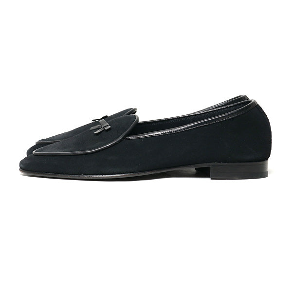 Suede Slip-On with Bow