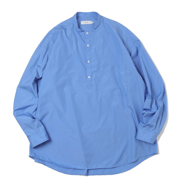 Broad Oversized Band Collar Pullover Shirt (GM213-50060B 