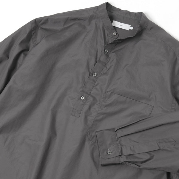 Broad Oversized Band Collar Pullover Shirt (GM213-50060B 