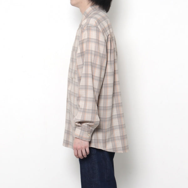 SUPER LIGHT WOOL CHECK SHIRTS