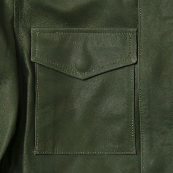 goat suede M-65 jacket