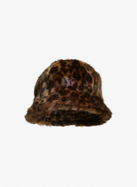 Bermuda Hat - Faux Fur / Leopard