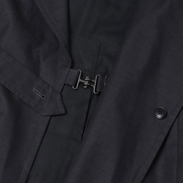 Gabardine Double Belt Trench Coat