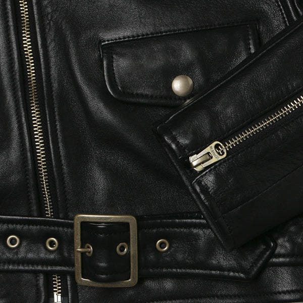 vintage leather riders jacket