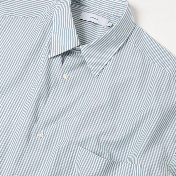 Broad Stripe L/S Oversized Regular Collar Shirt