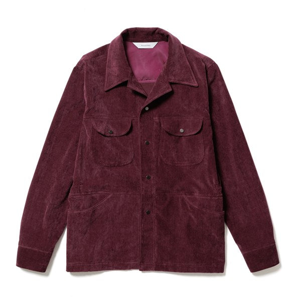 VELVET BUSH SHIRT JACKET