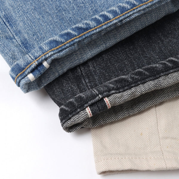 Washed Denim Pants