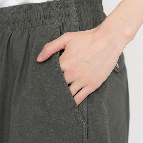 Ripstop Shirred Waist Pants