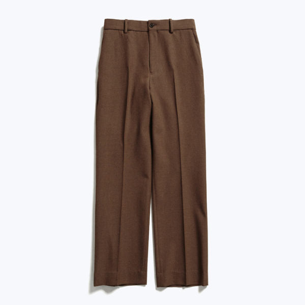 STRAIGHT FIT TROUSERS ORGANIC WOOL SURVIVAL CLOTH