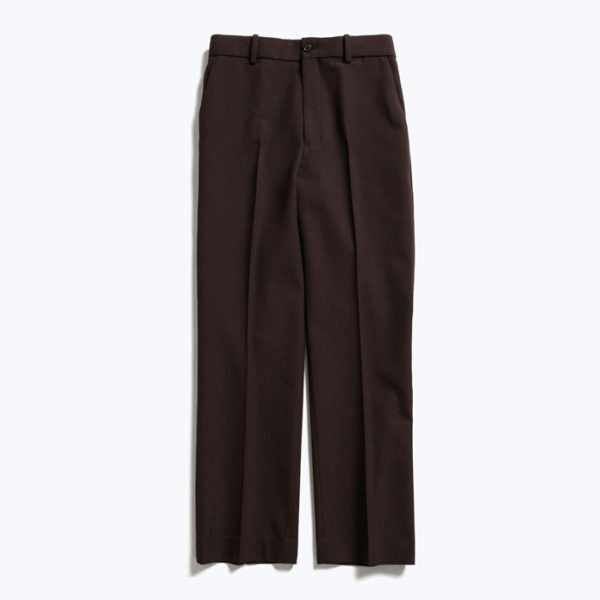 STRAIGHT FIT TROUSERS ORGANIC WOOL SURVIVAL CLOTH