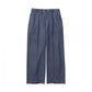 DENIM PIPED STEM SLACKS