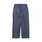 DENIM PIPED STEM SLACKS