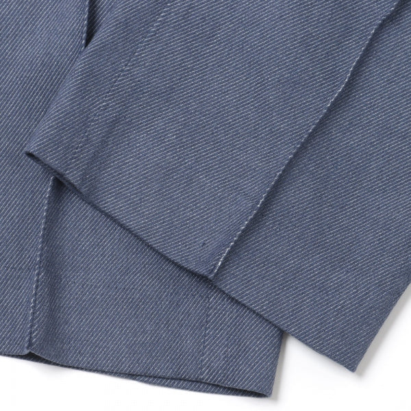 DENIM PIPED STEM SLACKS