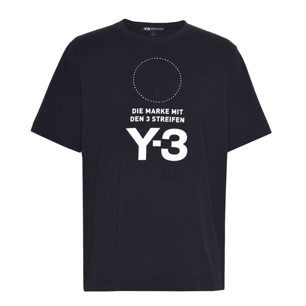 Y-3 20AW STACKED LOGO SS TEE
