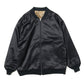 Reversible Rib Collar Jacket-C/R Sateen/Rayon Pile