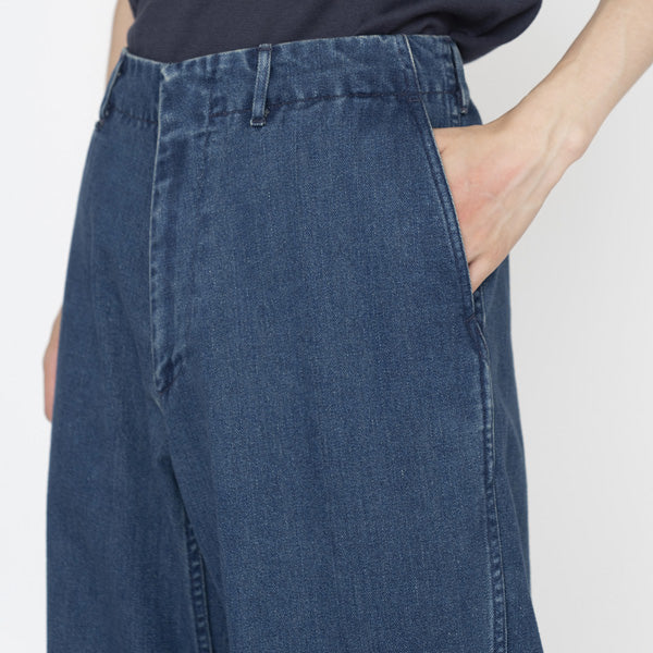 Denim Wide Pants