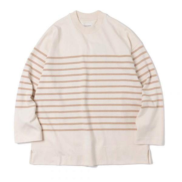 BOX Tee LONG SLEEVES ORGANIC COTTON BORDER