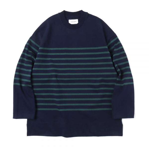 BOX Tee LONG SLEEVES ORGANIC COTTON BORDER