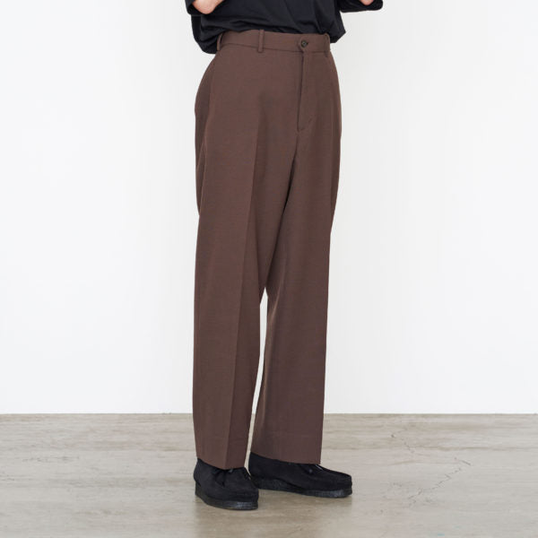 FLAT FRONT TROUSERS ORGANIC WOOL SURVIVAL CLOTH