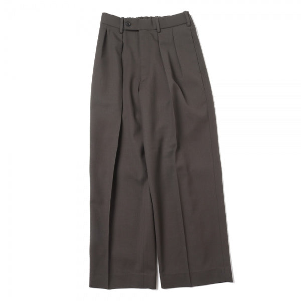 DOUBLE PLEATED TROUSERS ORGANIC WOOL SURVIVALCLOTH