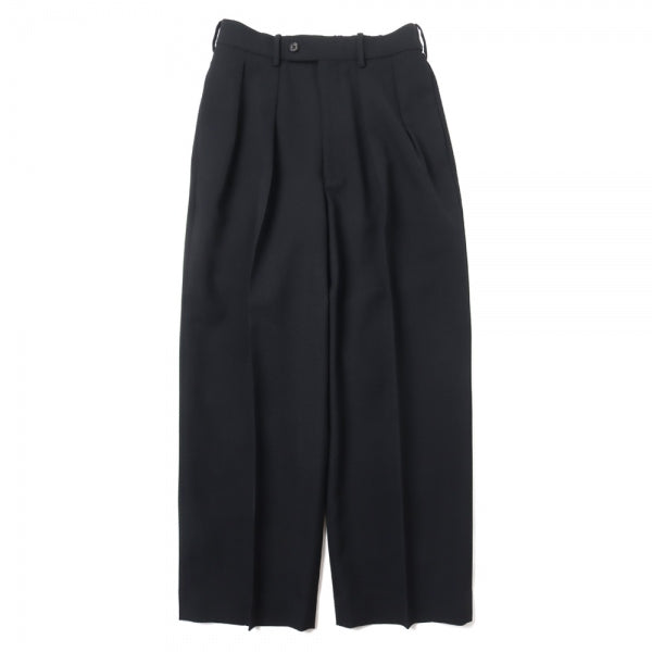 DOUBLE PLEATED TROUSERS ORGANIC WOOL SURVIVALCLOTH