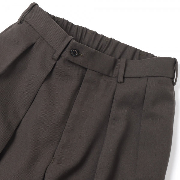 DOUBLE PLEATED TROUSERS ORGANIC WOOL SURVIVALCLOTH