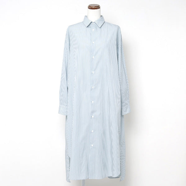 Broad Stripe Regular Oversized Shirt Dress