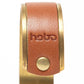 BRASS BRACELET L OILED COW LEATHER