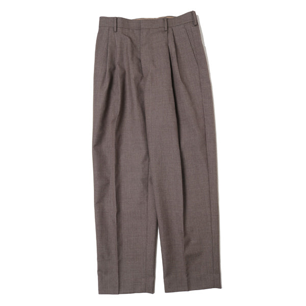 BLUEFACED WOOL WIDE SLACKS