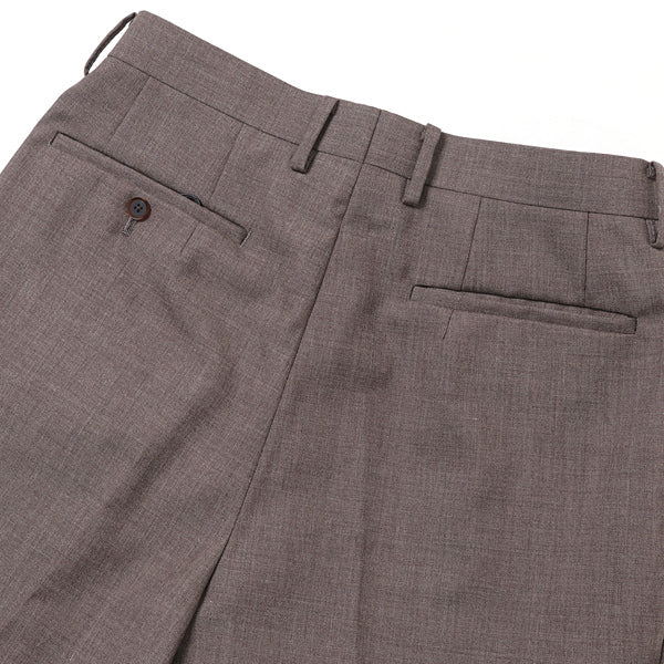 BLUEFACED WOOL WIDE SLACKS