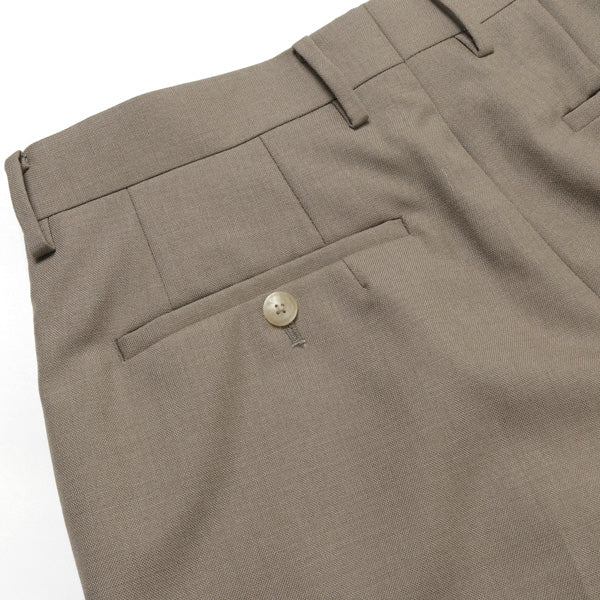 BLUEFACED WOOL WIDE SLACKS