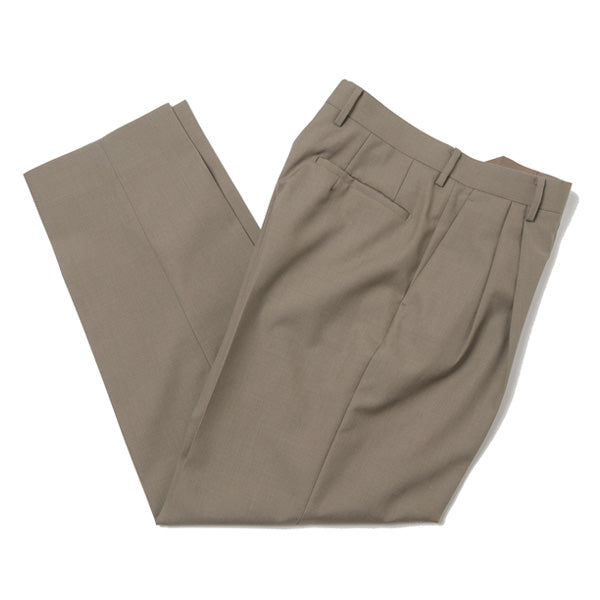 BLUEFACED WOOL WIDE SLACKS