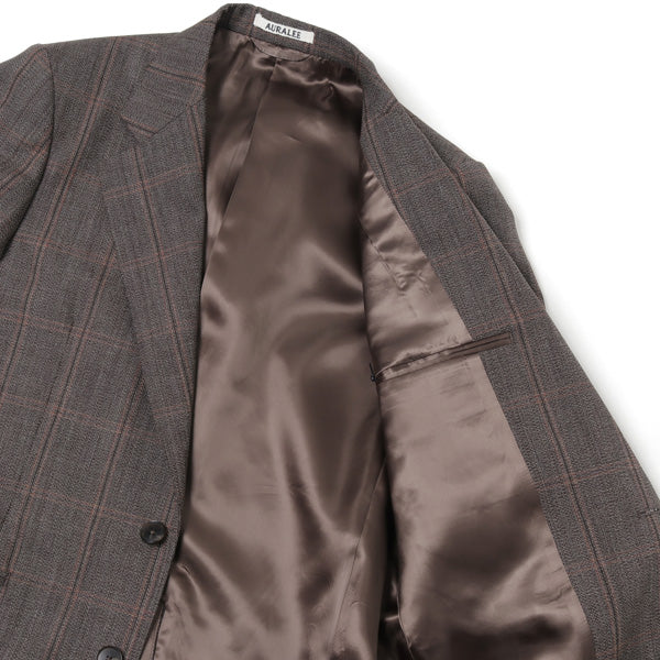 BLUEFACED WOOL CHECK JACKET