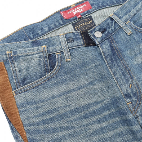 綿デニム×多素材MIX Levi's PENDLETONトリプルネーム P203 (WJ