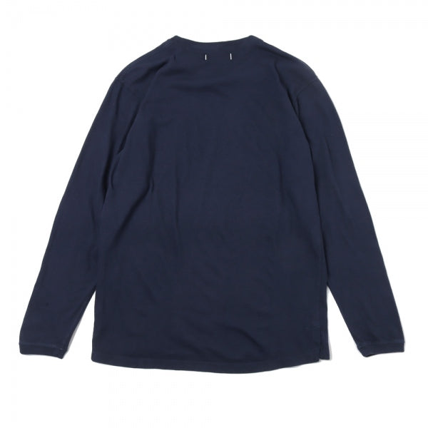 DWL L/S TEE COTTON HEAVYWEIGHT JERSEY OVERDYED VW