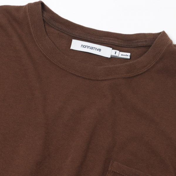 DWL L/S TEE COTTON HEAVYWEIGHT JERSEY OVERDYED VW