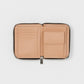 square zip purse