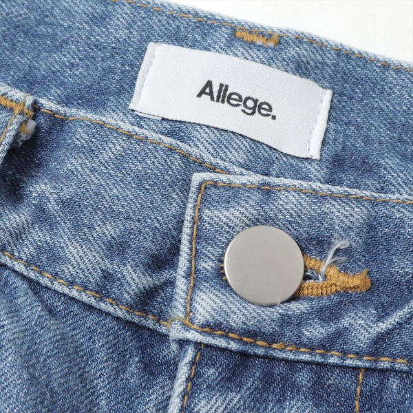 Semi Flaer Bleaching Denim PT