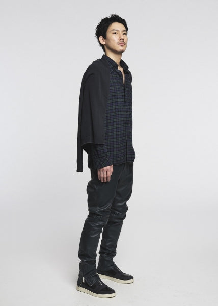 DWELLER B.D. L/S SHIRT COTTON FLANNNEL BLACK WATCH