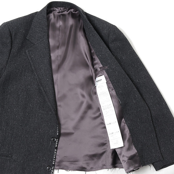 RECYCLE WOOL TAILORED JACKET