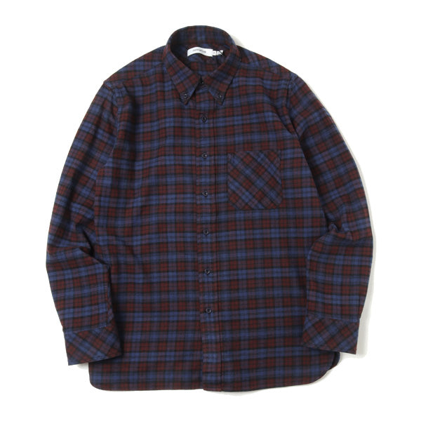 DWELLER B.D. L/S SHIRT COTTON FLANNNEL BLACK WATCH