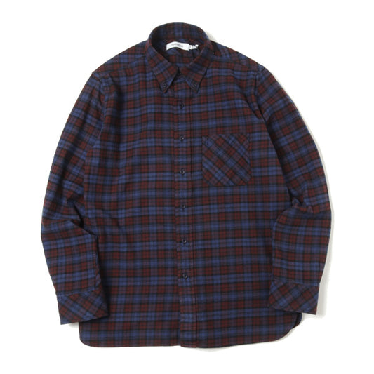 DWELLER B.D. L/S SHIRT COTTON FLANNNEL BLACK WATCH