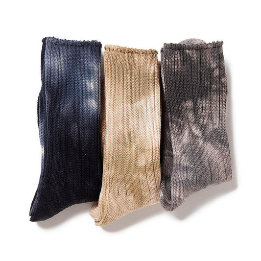 TIE-DYED COTTON CREW SOCKS