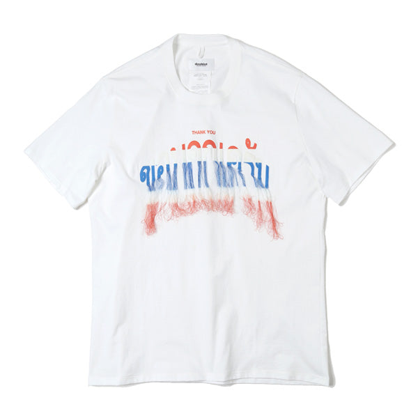 THANK YOU FRINGE EMBROIDERY T-SHIRT