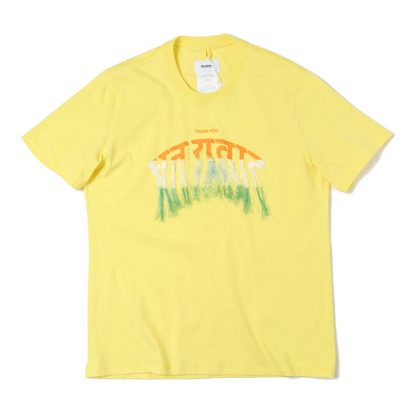 THANK YOU FRINGE EMBROIDERY T-SHIRT