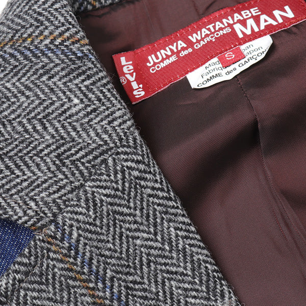 Cotton Selvedge Denim x Wool Nylon Tweed Levi's W Name J005
