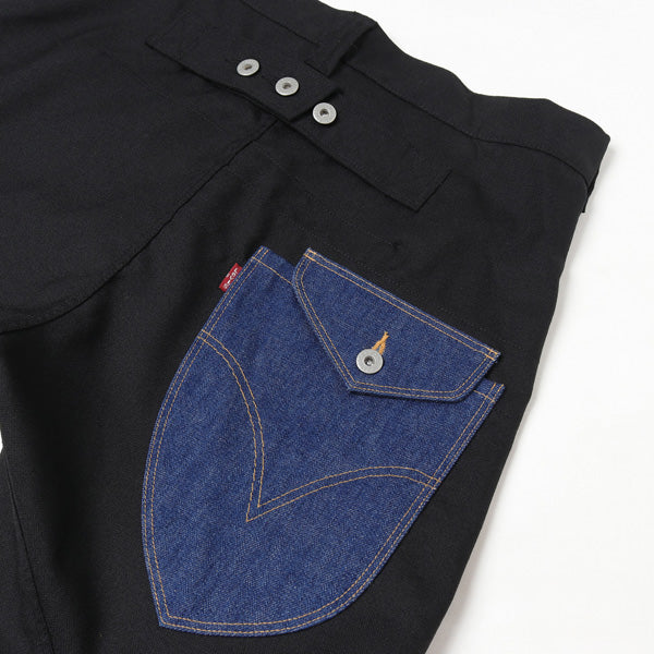 ウールホップサック×綿デニム Levi's Wネーム P211